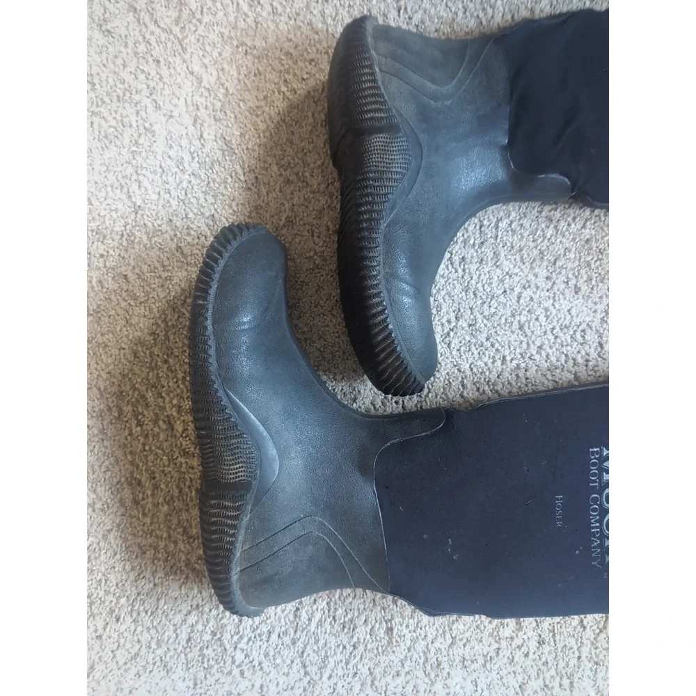 Muck Hoser Work Chore Boots Mens Size 7/7.5 Wms‎ 8/8.5 Black Boots Mens/Womans